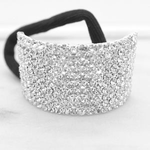 Unique Crystal Clear Pony Holder Barrette